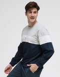 Details Sweatshirt Jumper Cut And Sewn 3 Stripe Center
