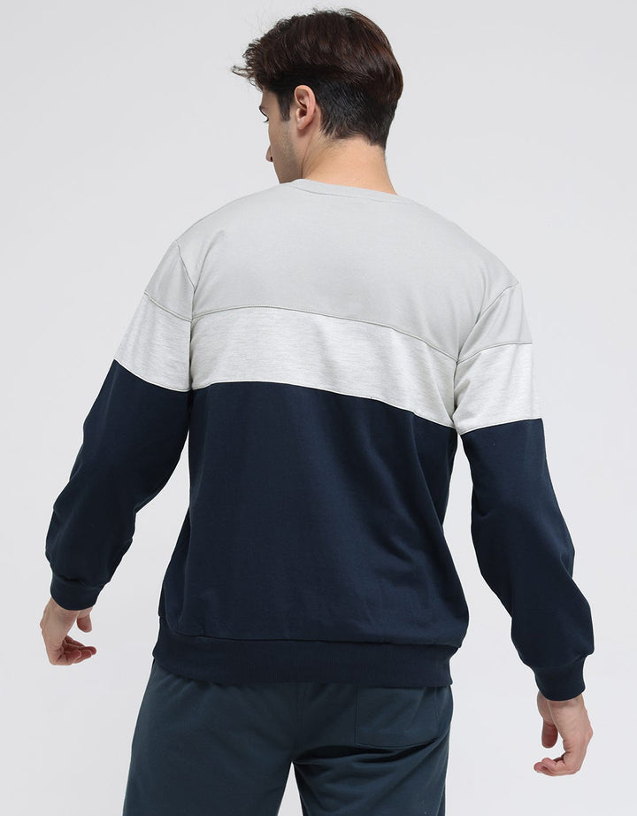 Details Sweatshirt Jumper Cut And Sewn 3 Stripe Center