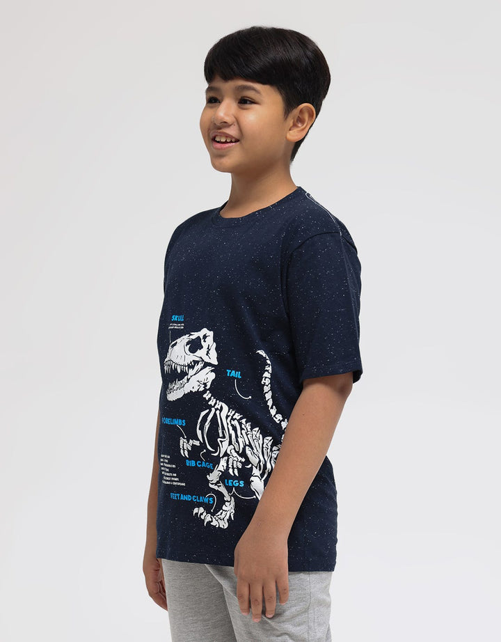Aero Short Sleeve T-Shirt Print Dino Skull