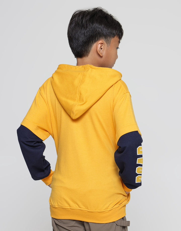 Aero Dino Happy Sweater Hoody Anak Laki-Laki