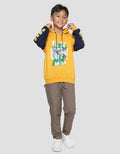 Aero Dino Happy Sweater Hoody Anak Laki-Laki
