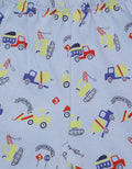Pipiniko Short Pants Full Print Truck Boys