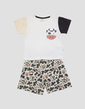 Pipiniko Top-Bottom Set Jersey Kantong Cow