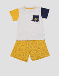 Pipiniko Top-Bottom Dino Jersey Set