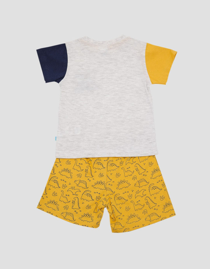 Pipiniko Top-Bottom Dino Jersey Set