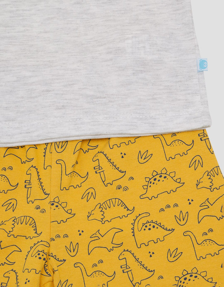 Pipiniko Top-Bottom Dino Jersey Set