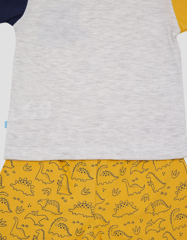 Pipiniko Top-Bottom Dino Jersey Set