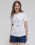 Nevada Rabbit Print Kaos Casual Wanita