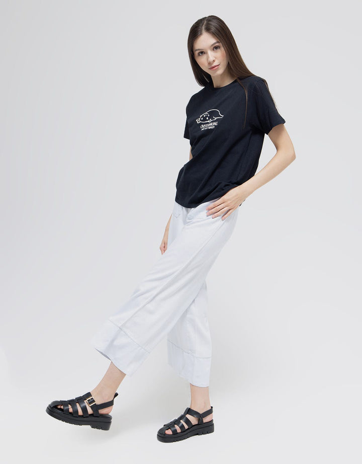 Nevada Overthinking Print Kaos Wanita