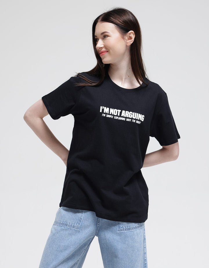 Nevada Short Sleeve T-Shirt Print Im Not Arguing