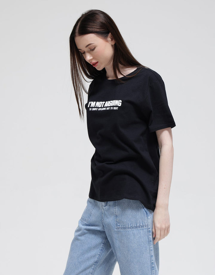 Nevada Short Sleeve T-Shirt Print Im Not Arguing