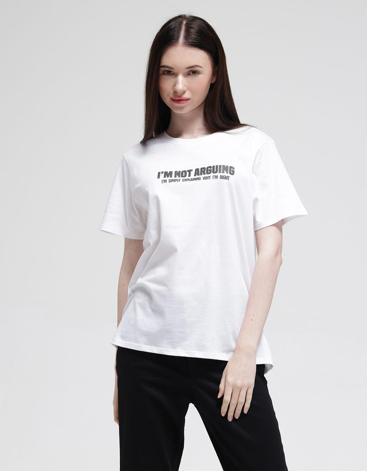 Nevada Short Sleeve T-Shirt Print Im Not Arguing
