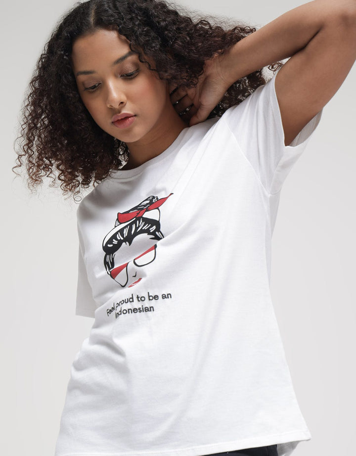 Nevada Short Sleeve T-Shirt Print Proud To Be An Indonesian