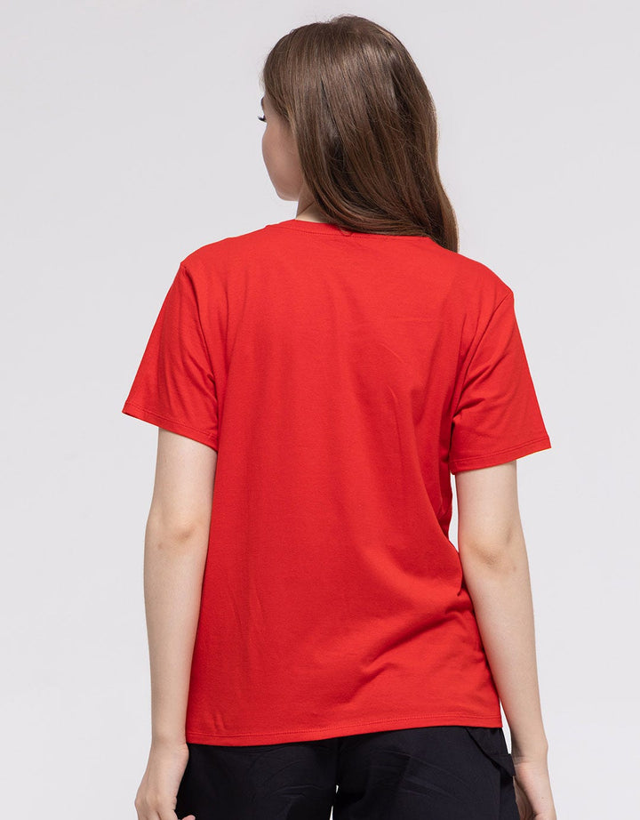 Nevada Indonesia Word Print Kaos Wanita