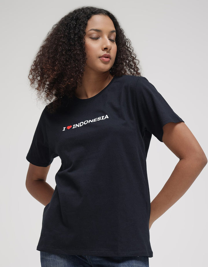 Nevada I Love Indonesia Kaos Wanita