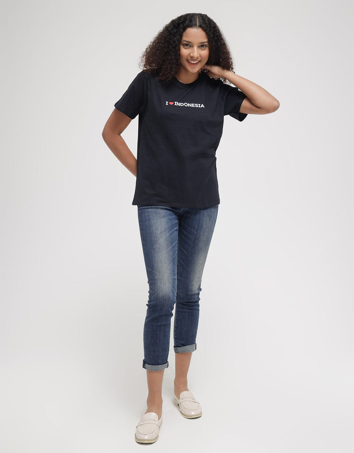 Nevada I Love Indonesia Kaos Wanita