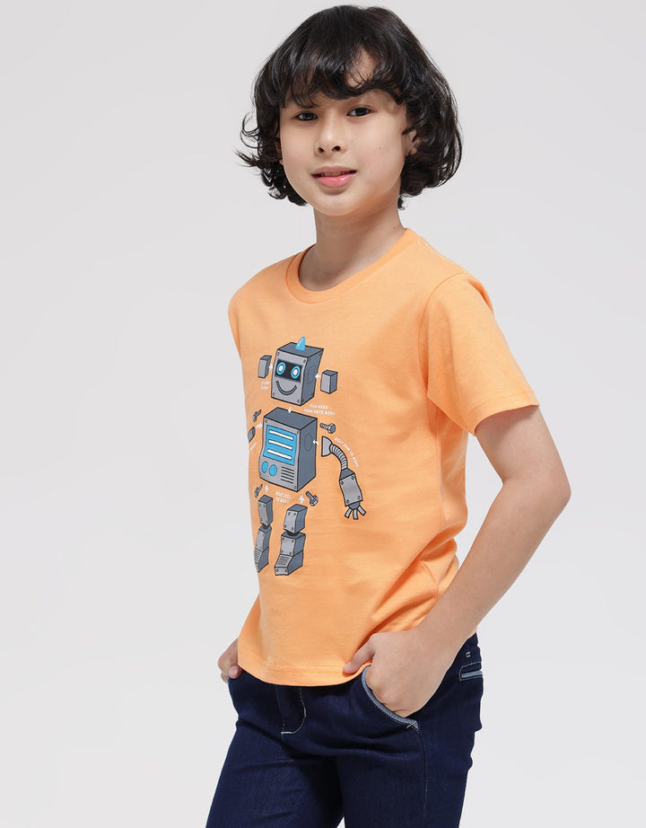 Little M Short Sleeve T-Shirt Robot