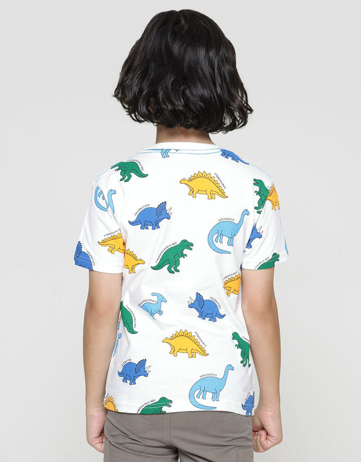 Little M Short Sleeve T-Shirt Print Dino