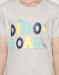 Little M Dino Roar Kaos Anak Laki-laki