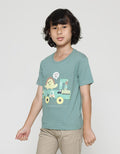 Little M Dino Truck Kaos Anak Laki-laki