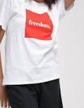 Nevada Short Sleeve T-Shirt Solid Print Freedom