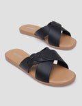 Nevada Slipper Sandals Women With Braid Strap