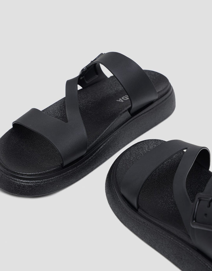 Nevada Slipper Multi Strap Sandal Wanita