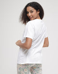 Details Time To Bloom Print Kaos Wanita