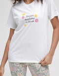Details Time To Bloom Print Kaos Wanita