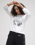 Disney Sweatshirt Print Mickey Minnie