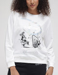 Disney Sweatshirt Print Mickey Minnie