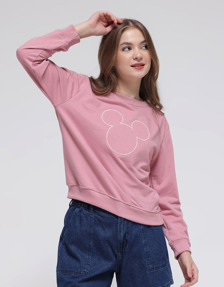 Disney Mickey Embro Sweater Wanita
