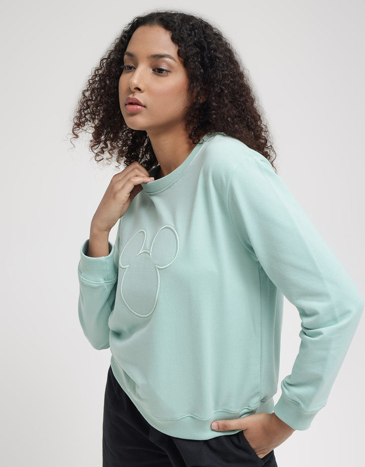 Disney Mickey Embro Sweater Wanita