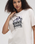 Disney Short Sleeve T-Shirt Disney Basic Print Minnie