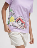 Disney Short Sleeve T-Shirt Tee Disney Print Mermaid Ariel