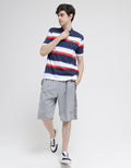 Walrus Print Stripes Polo Shirt