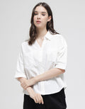 Connexion 3/4 Crossfire Linen Shirt With Pocket