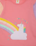 Little M Long Sleeve Midi Dress Aplikasi Unicorn