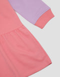 Little M Long Sleeve Midi Dress Aplikasi Unicorn