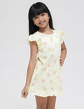 Little M Bunny Flower Midi Dress Anak Perempuan