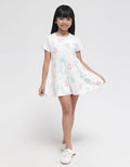 Little M Unicorn Line Midi Dress for Girls
