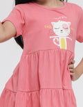 Little M Love Cat Midi Dress for Girls