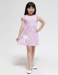 Little M Bordir Cat Midi Dress Anak Perempuan