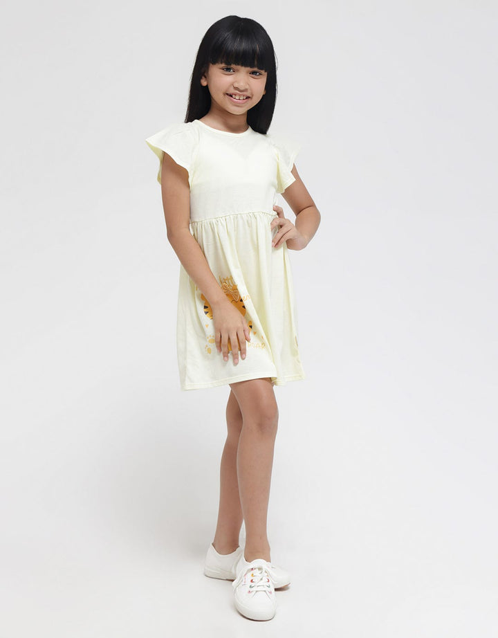 Little M 2 Tiger Midi Dress Anak Perempuan