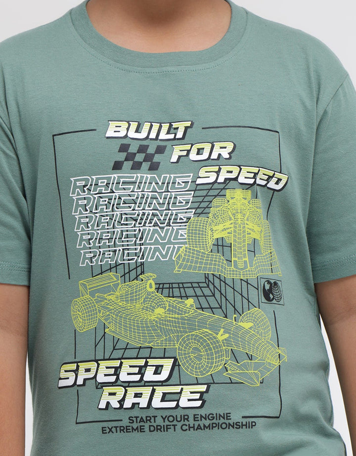 Aero Short Sleeve T-Shirt Print Speed Race