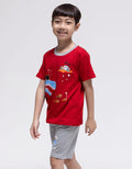 Little M Top-Bottom Set T-Shirt Dino Snorkeling