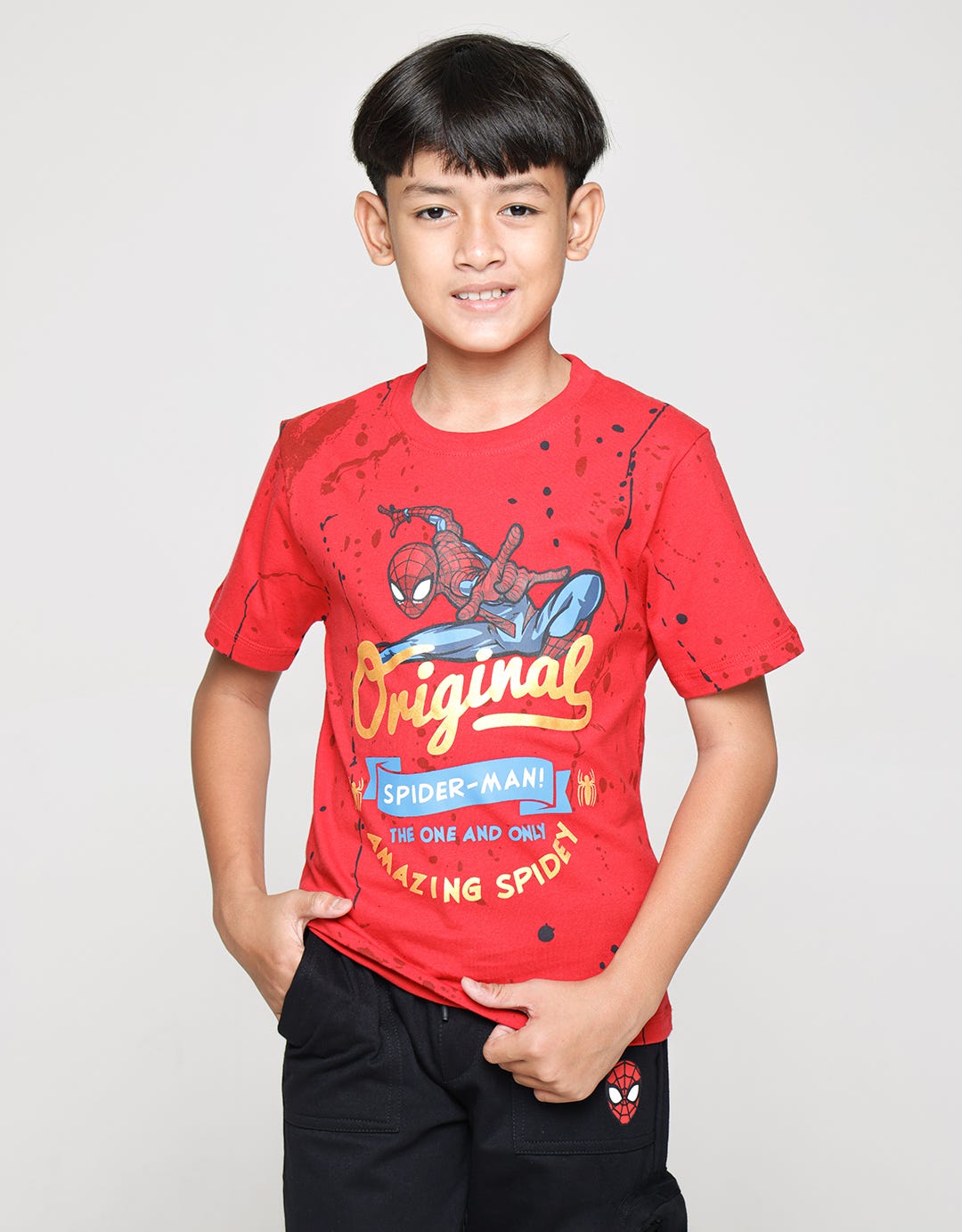 Marvel Spiderman Ori Splash Boys T-shirt