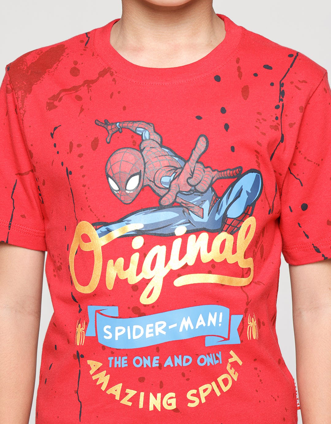 Marvel Spiderman Ori Splash Boys T-shirt