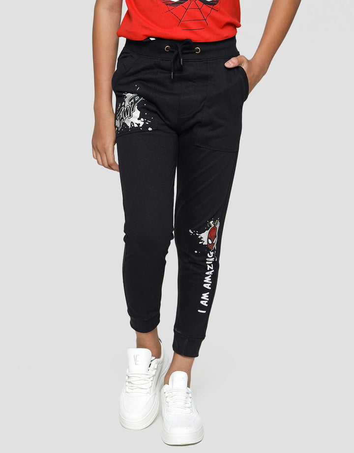 Marvel Long Pants Knit Spiderman Thwip Amazing