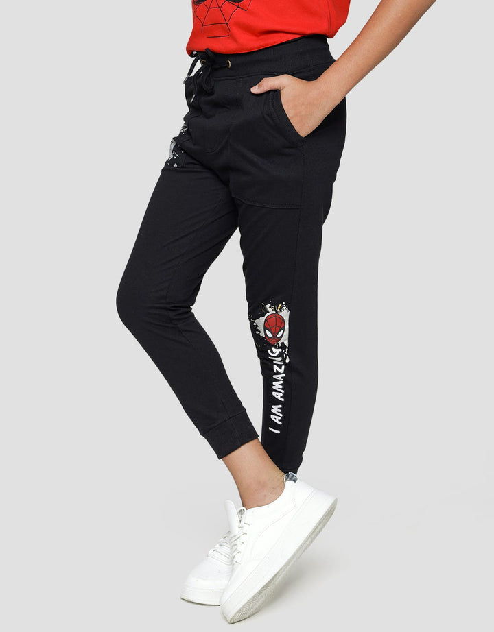 Marvel Long Pants Knit Spiderman Thwip Amazing
